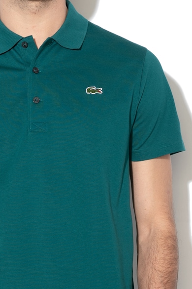 Lacoste Szűk fazonú galléros póló logós foltrátéttel férfi