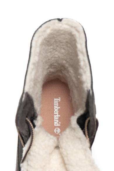 Timberland Cizme impermeabile de piele nabuc si piele intoarsa cu captuseala din material teddy Femei