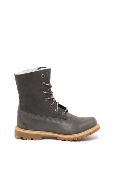 Timberland Cizme impermeabile de piele nabuc si piele intoarsa cu captuseala din material teddy Femei