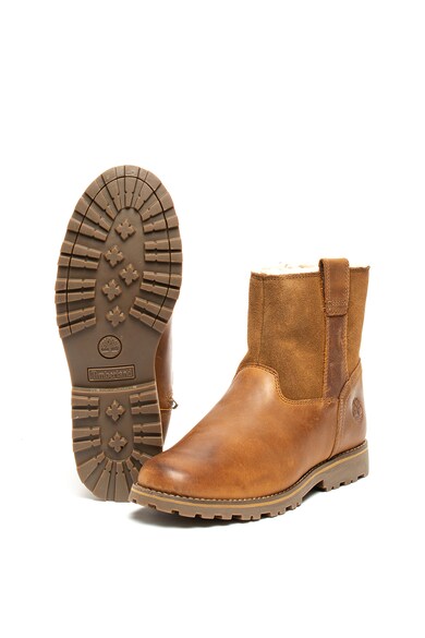 Timberland Ghete de piele cu insertii de piele intoarsa Chestnut Ridge Baieti