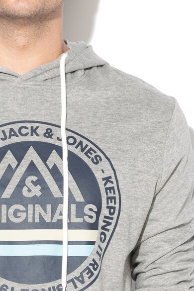 Jack & Jones Wilmer logómintás kapucnis pulóver férfi