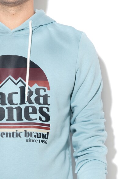 Jack & Jones Wilmer logómintás kapucnis pulóver férfi