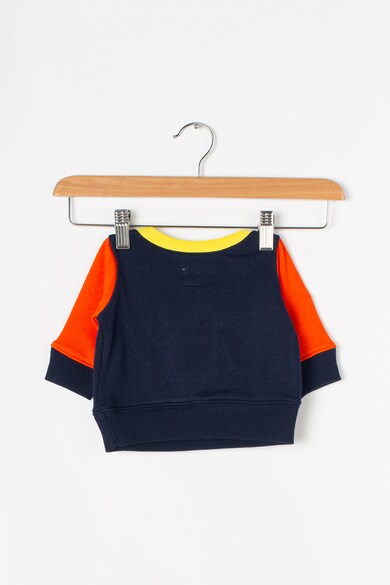 GAP Bluza sport cu model colorblock si aplicatie din material terry Baieti