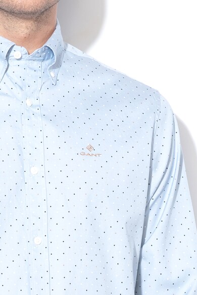 Gant Риза Micro на точки и стандартна кройка Мъже
