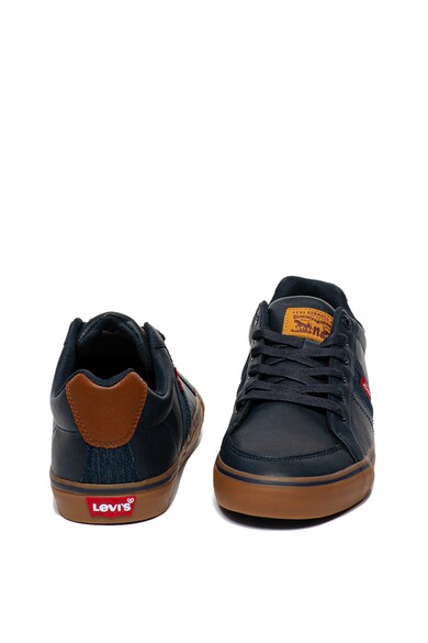 Levi's Pantofi sport de piele ecologica, cu insertii textile Turner Barbati