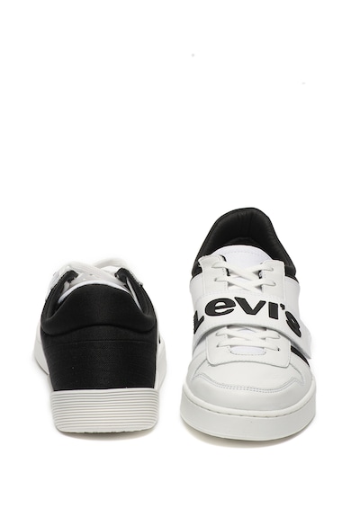 Levi's Pantofi sport de piele si material textil cu velcro cu logo Mullet Barbati