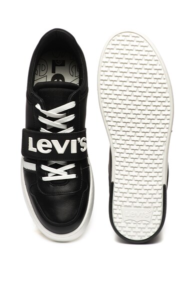 Levi's Mullet tépőzáras bőr és textil sneaker logóval férfi