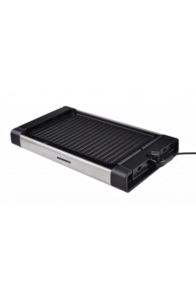 Heinner Gratar electric  , 1800 W, placa detasabila cu invelis anti-adeziv, placa 41 x 26 cm, Negru/Inox Femei