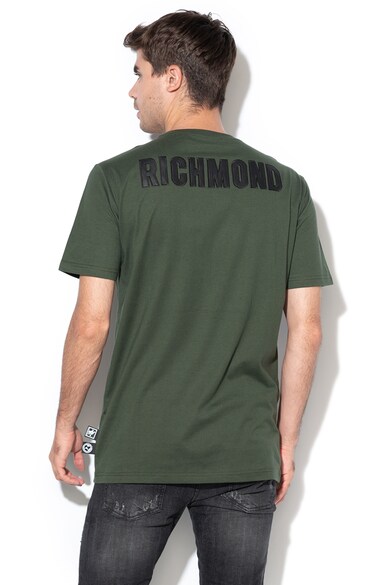 John Richmond Тениска Kneller с лого от еко кожа Мъже