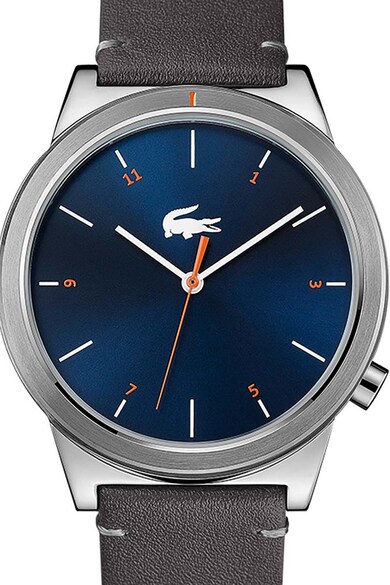 Lacoste Ceas quartz analog, cu o curea de piele Motion Barbati