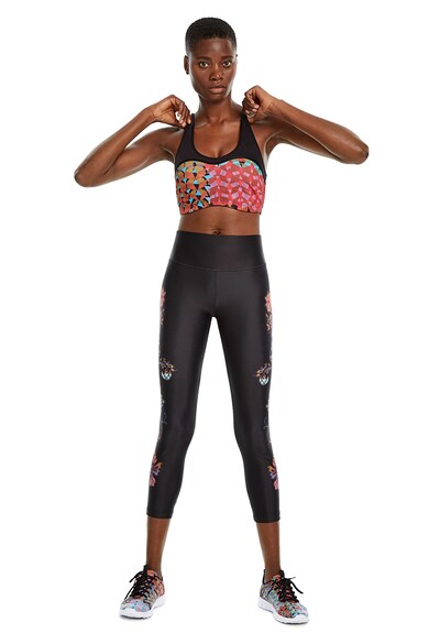 DESIGUAL Virágmintás leggings női