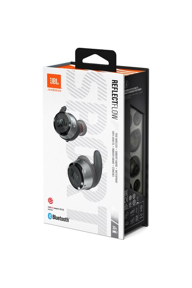 JBL Casti Sport In-Ear True Wireless REFFLOW, JBL Signature Sound, Voice Assistant, Waterproof, Bluetooth Wireless, TalkThru Technology, Hands-free calls, 30h playback Femei