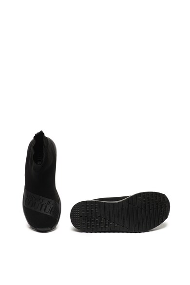 Versace Jeans Couture Pantofi sport slip-on inalti, cu aspect tricotat Femei