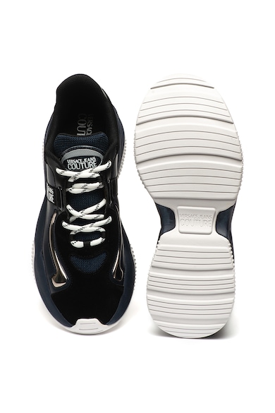 Versace Jeans Couture Pantofi sport cu insertii de piele intoarsa Barbati