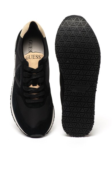 GUESS Pantofi sport cu garnituri de piele intoarsa Barbati