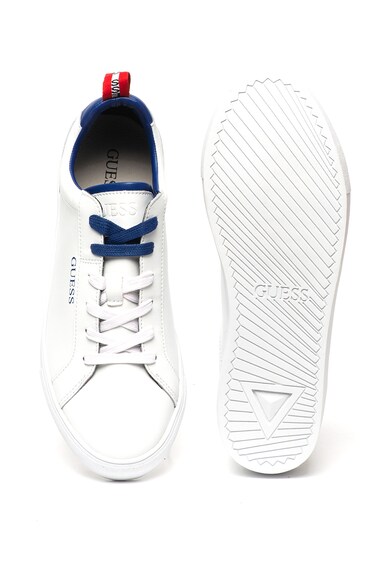 GUESS Bőr sneaker colorblock dizájnnal férfi