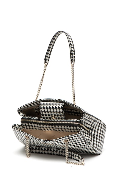 GUESS Geanta tote cu model houndstooth Robyn Femei