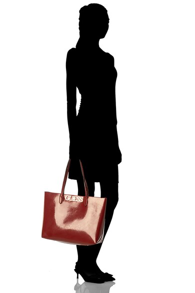 GUESS Шопинг чанта Uptown Chic от еко кожа с несесер Жени