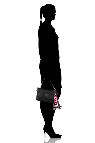 GUESS Analise műbőr keresztpántos táska kendős részlettel női