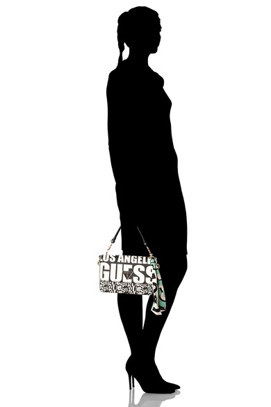 Guess Geanta crossbody de piele ecologica cu logo si text Analise Femei