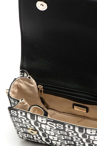 GUESS Geanta crossbody de piele ecologica cu logo si text Analise Femei