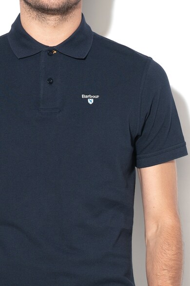 Barbour Tricou polo din material pique cu logo brodat Barbati