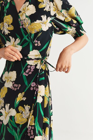 Mango Rochie cu imprimeu floral si model petrecut Cor Femei