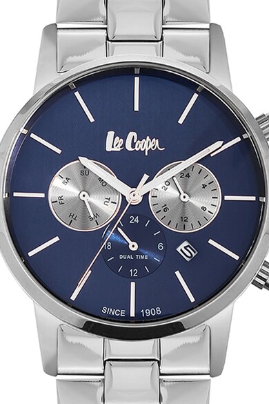 Lee Cooper Ceas cu functii multiple si bratara metalica Barbati