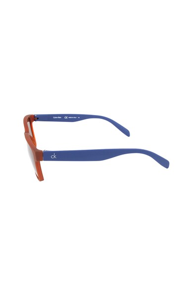 CALVIN KLEIN Ochelari de soare patrati unisex, cu model colorblock Femei