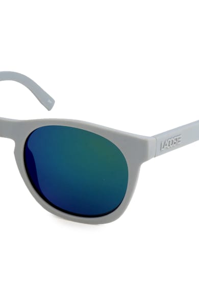 Lacoste Ochelari de soare rotunzi unisex, cu lentile in degrade Femei