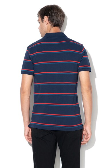 GAP Tricou polo din amestec de bumbac, cu model in dungi Barbati