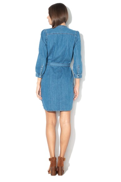 GAP Rochie scurta din denim, cu cordon in talie Femei