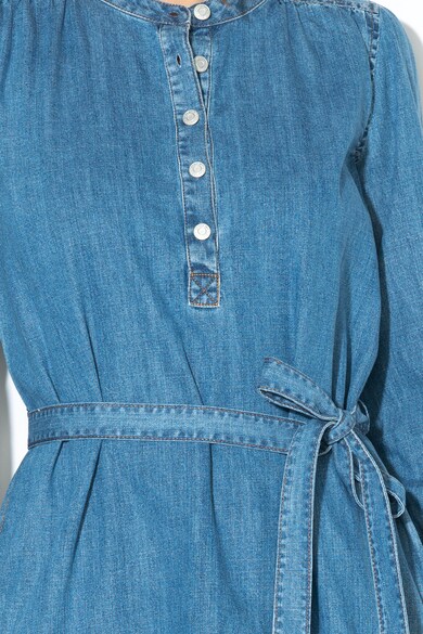 GAP Rochie scurta din denim, cu cordon in talie Femei