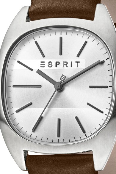 Esprit Аналогов часовник с кожена каишка Мъже