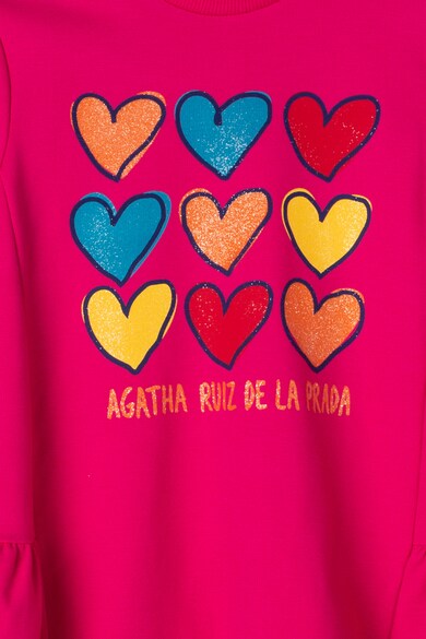 Agatha Ruiz de la Prada Love Tiles ruha csillámos grafikai mintával Lány