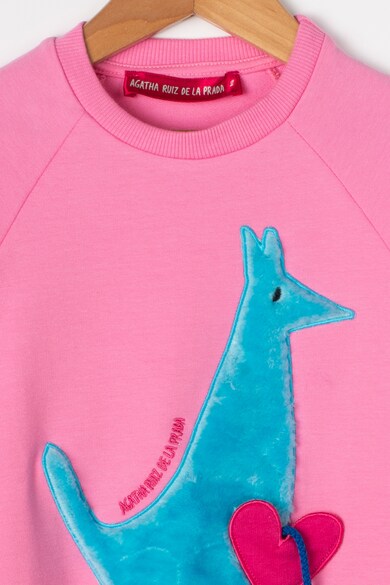 Agatha Ruiz de la Prada Rochie sport cu aplicatii pufoase Furry Friends Fete