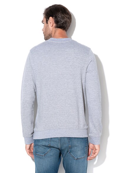 Selected Homme Ray organikus pamut pulóver hímzett feliratos mintával férfi