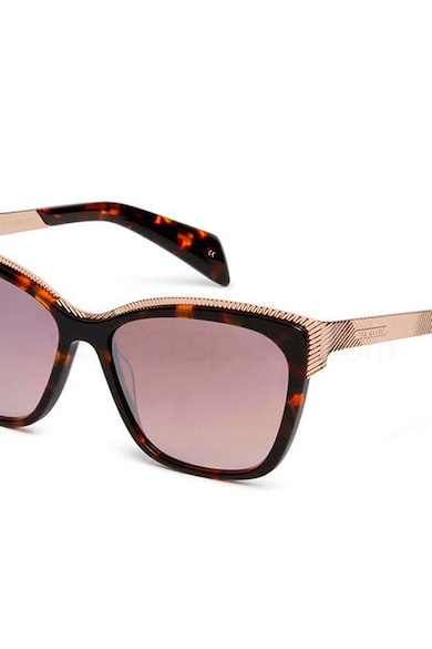 Ted Baker Ochelari de soare butterfly, cu animal print Femei