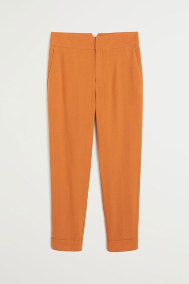 Mango Pantaloni crop cu croiala dreapta Tulipan Femei