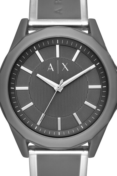 ARMANI EXCHANGE Овален часовник с каишка от еко кожа Мъже