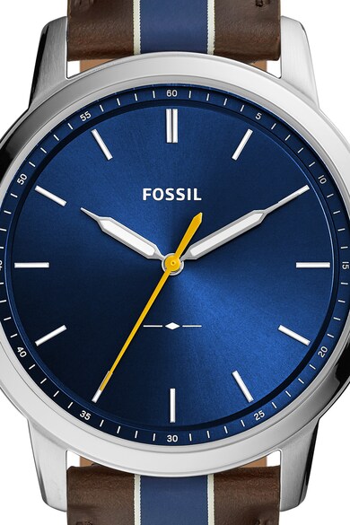 Fossil Ceas analog cu o curea de piele Barbati