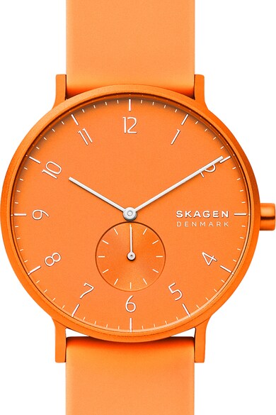 Skagen Часовник Aaren със силиконова каишка Мъже