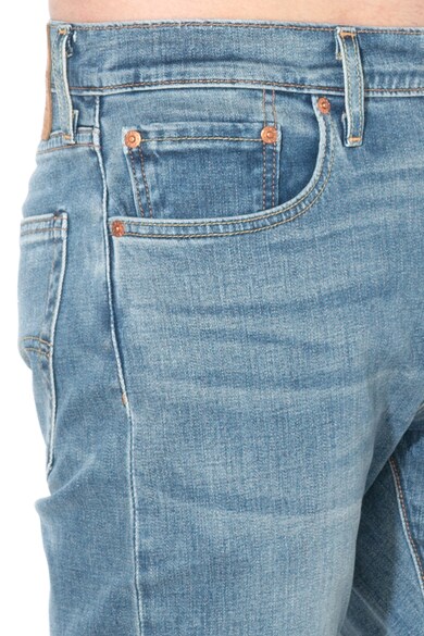 Levi's Blugi din amestec de lyocell cu croiala conica si detalii cu model decolorat 502™ Barbati