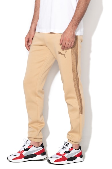 Puma Pantaloni cu insertii de plasa, pentru fitness Evo Barbati
