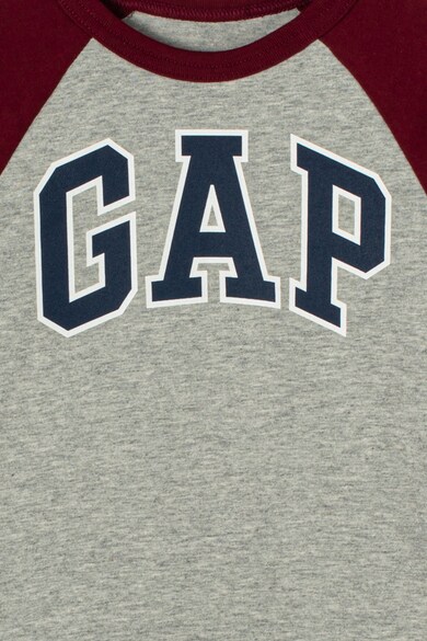 GAP Bluza cu imprimeu logo si maneci raglan Baieti