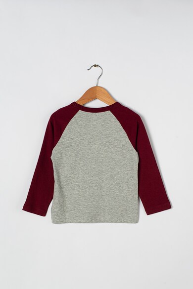 GAP Bluza cu imprimeu logo si maneci raglan Baieti