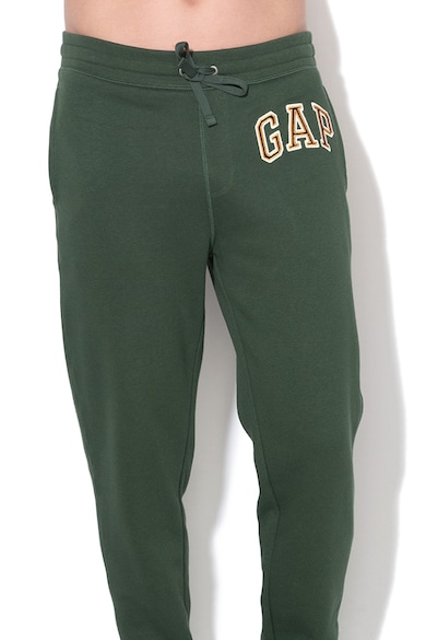 GAP Pantaloni sport cu captuseala din material fleece si broderie logo Barbati