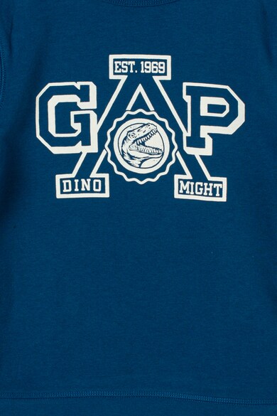GAP Bluza sport cu imprimeu logo si decolteu la baza gatului Baieti