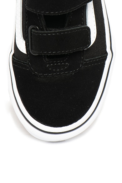 Vans Tenisi de piele intoarsa si panza, cu velcro Ward Baieti