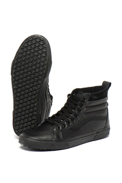 Vans Pantofi sport mid-high unisex impermeabili, din piele intoarsa Sk8-Hi Mte Barbati